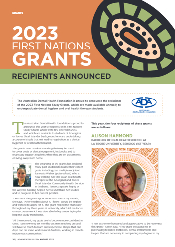 2023 First Nations Grant